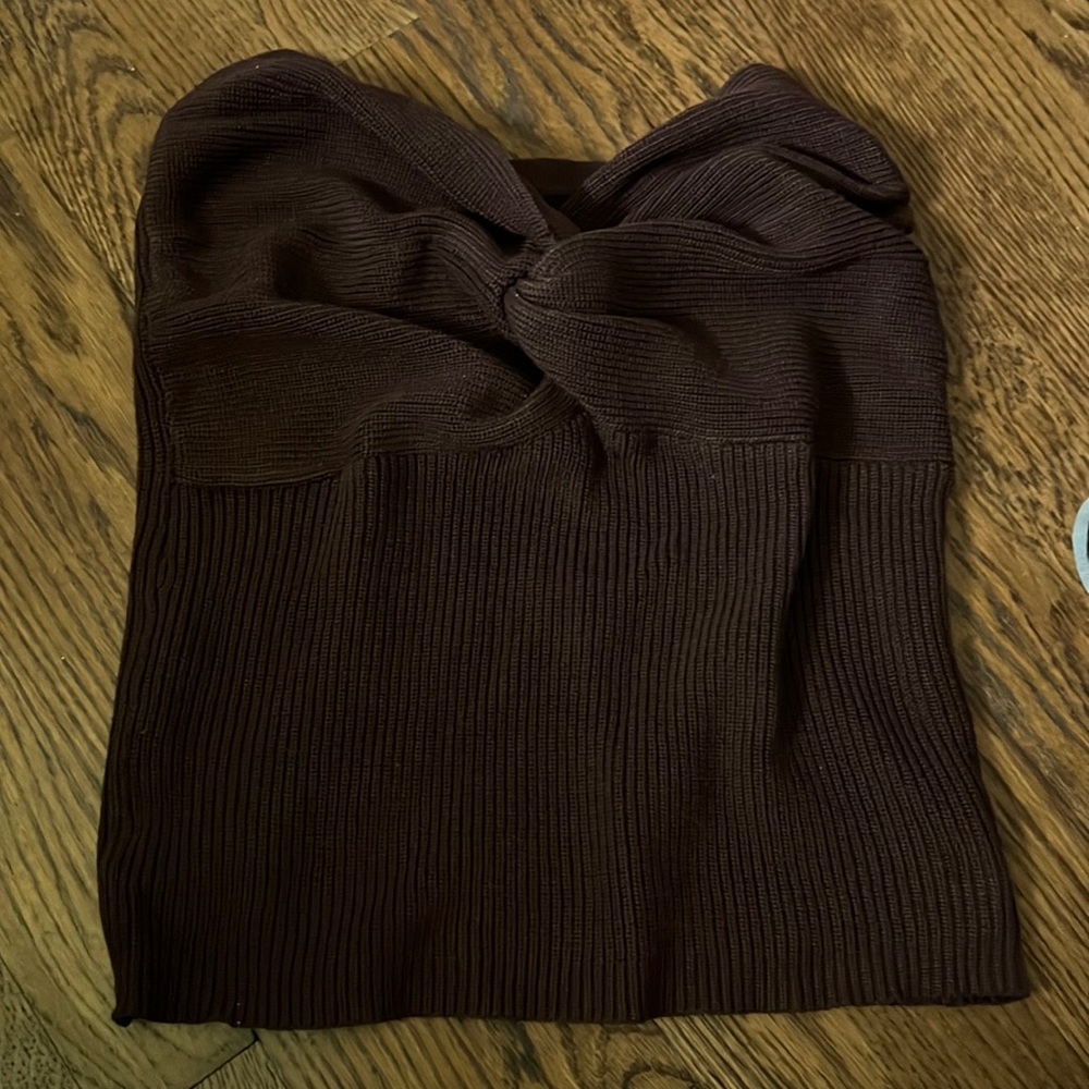 cute brown going out top